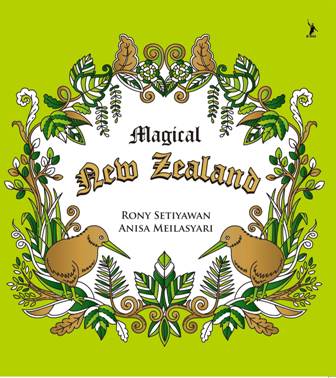 Magical New Zealand: Adult Coloring Book