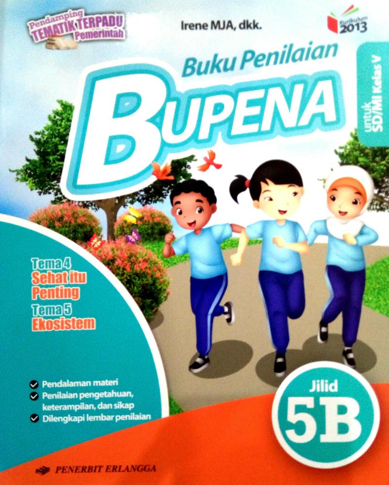 Buku Penilaian Bupena 5b Kurikulum 2013 Revisi 2016 Erlangga 