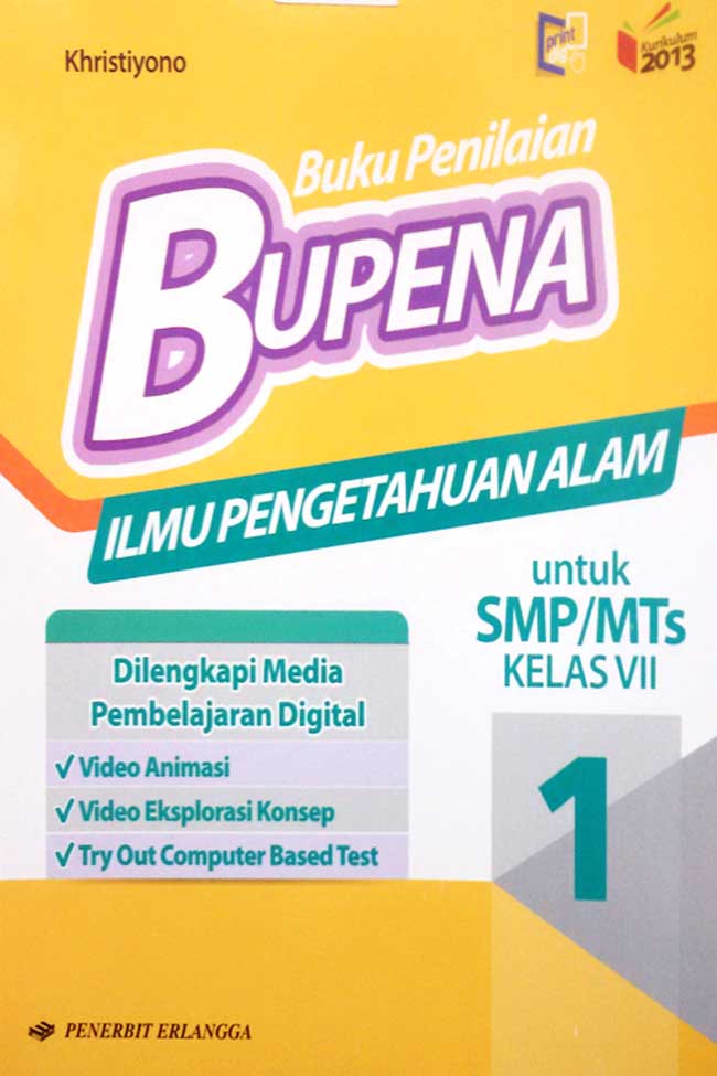 Bupena Ipa Untuk Smp/mts Kelas Vii K13n