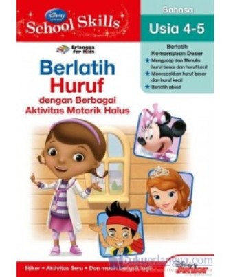 Disney School Skills: Berlatih Huruf Untuk Peningkatan Motorik