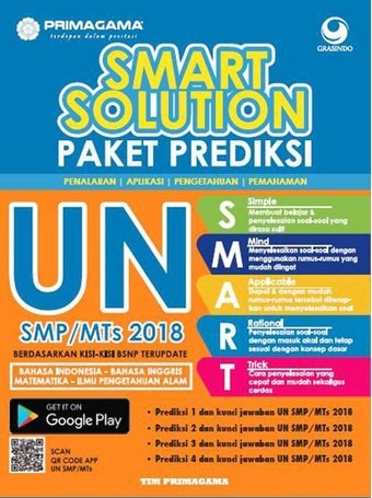  Primagama Smart Solution: Paket Prediksi Un Smp,mts 2018 
