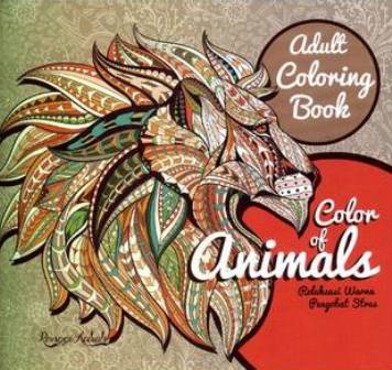 Adult Coloring Book : Color Of Animals