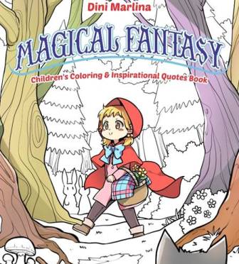 Magical Fantasy Childrens Coloring Dan Inspirational Q Book