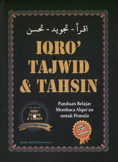 Iqro Tajwid & Tahsin +cd Pembelajaran