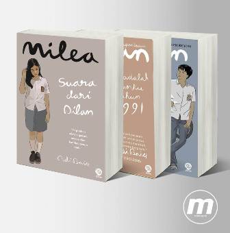 Paket Seri Dilan (Milea Ttd+dilan 1&2)