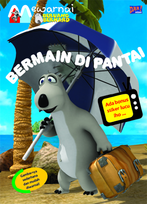 Mewarnai Bernard: Bermain Di Pantai
