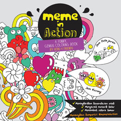 Meme In Action A Funny Genius Coloring Book Sc 