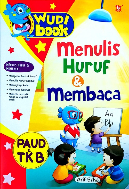 Wudi Book: Menulis Huruf & Membaca Paud & Tk B