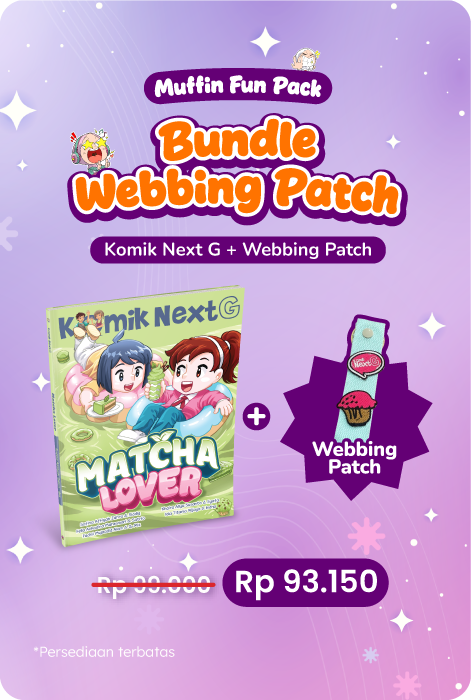 Muffin Fun Pack – Komik Next G Vol. 659: Matcha Lover + Exclusive Webbing Patch