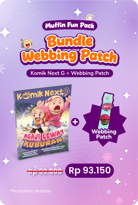 Muffin Fun Pack - Komik Next G Vol. 697: Ngaji Lewat Kuburan + Exclusive Webbing Patch