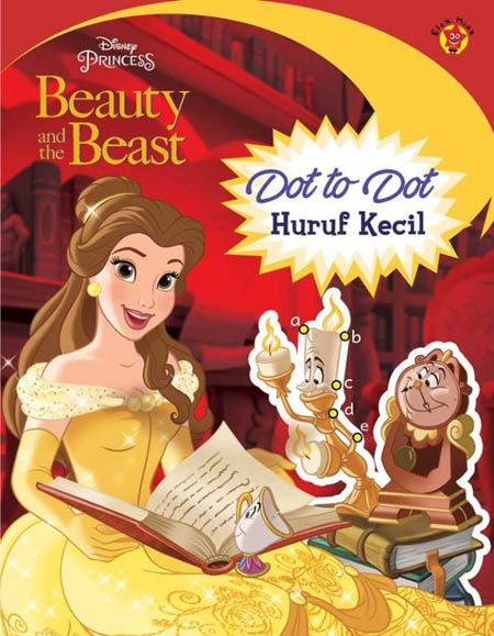 Dot To Dot Beauty And The Beast: Huruf Kecil [disney]