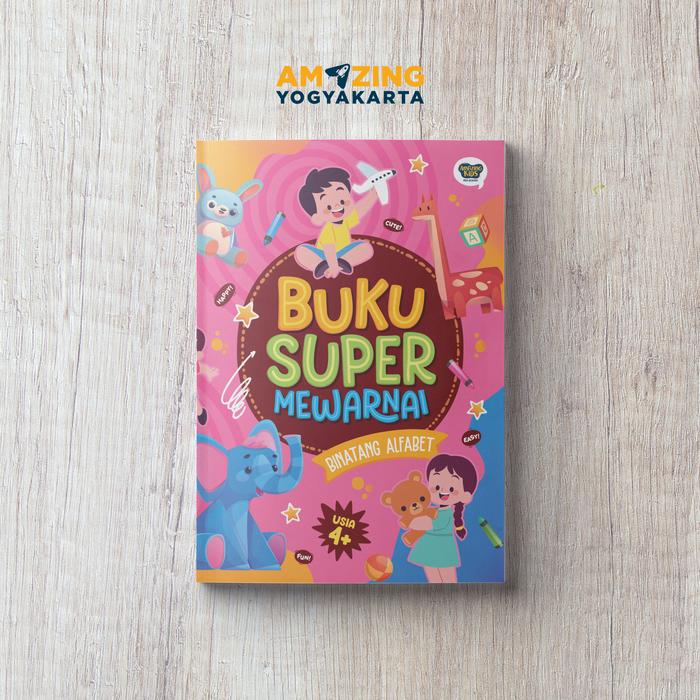 Buku Super Mewarnai Binatang Alfabet