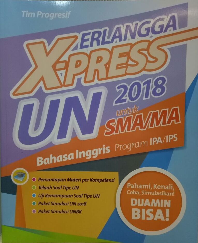 Erlangga X-Press Un Sma/ma 2018 B.inggris