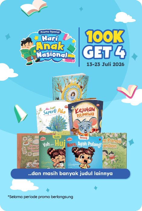 4 Buku Anak Hanya 100 Ribu - Seri Buku Anak - Bundling Promo Hari Anak Nasional