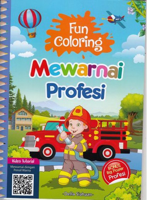 Fun Coloring: Mewarnai Profesi (Plus Poster)