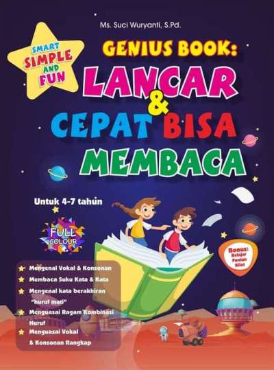 Genius Book: Lancar  Dan  Cepat Bisa Membaca