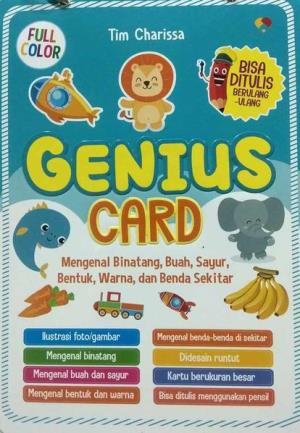 Genius Card: Mengenal Binatang , Buah