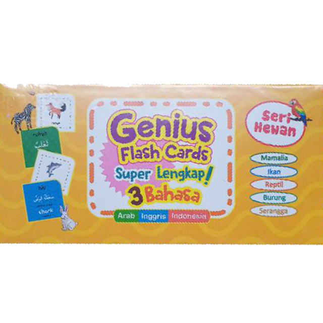 Genius Flash Cards Super Lenahasa: Seri Hewan