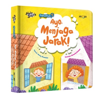 Halo Balita.penuntun: Ayo, Menjaga Jarak! (Boardbook)
