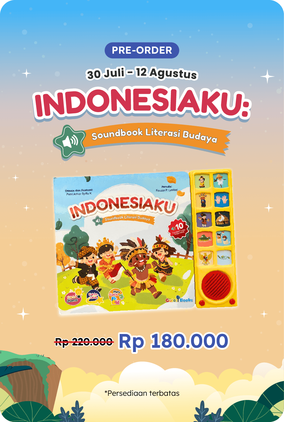 Indonesiaku Soundbook Literasi Bahasa - Pre Order