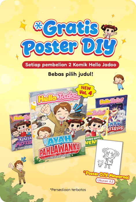 Hello Jadoo – Special Offer - Beli 2 Komik + Bonus Poster Diy