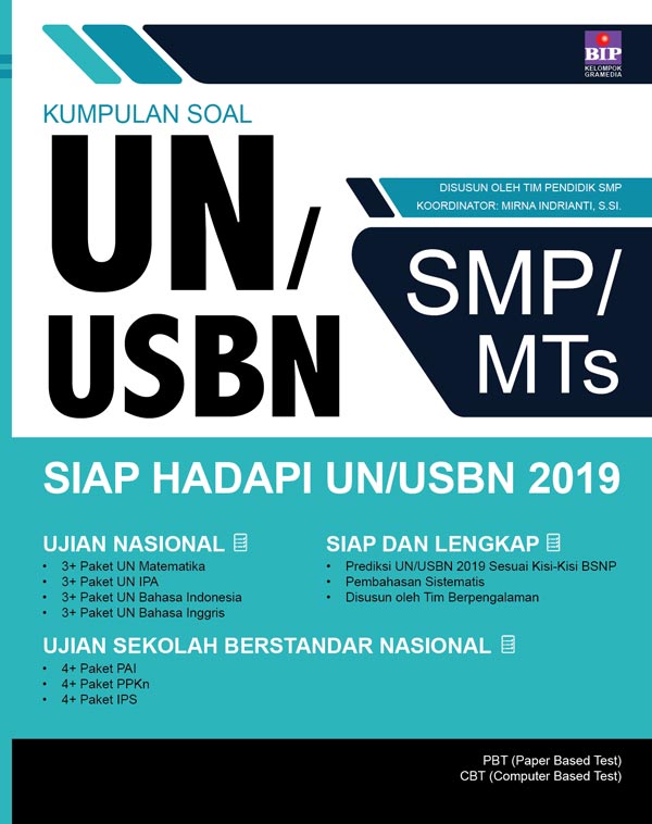 Kumpulan Soal Un/usbn Smp/mts Siap Un/usbn 2019
