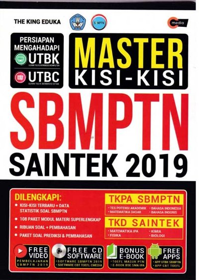 Master Kisi-Kisi Sbmptn Saintek 2019 ( Plus Cd )