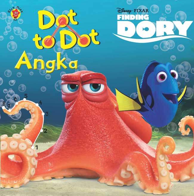 Mini Activity Finding Dory: Dot To Dot Angka [disney]