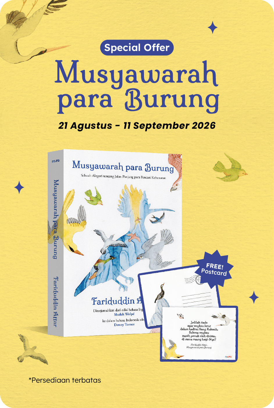Musyawarah Para Burung - Special Offer - Bonus Postcard