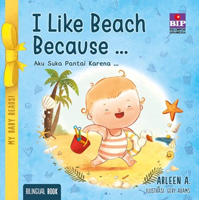 My Baby Reads ! I Like Beach Because… [arleen A]