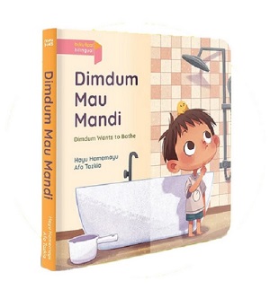Dimdum Mau Mandi ( Boardbook Bilingual )