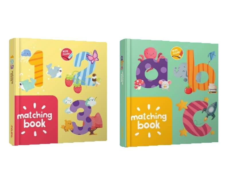 Bundling Abc Matching Book & 123 Matching Book