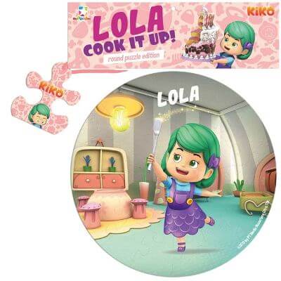 Opredo Round Puzzle Kiko: Lola Cook It Up!