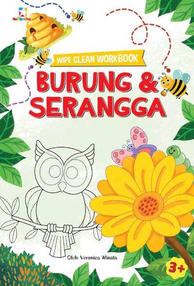 Opredo Wipe Clean Workbook: Burung  Dan  Serangga