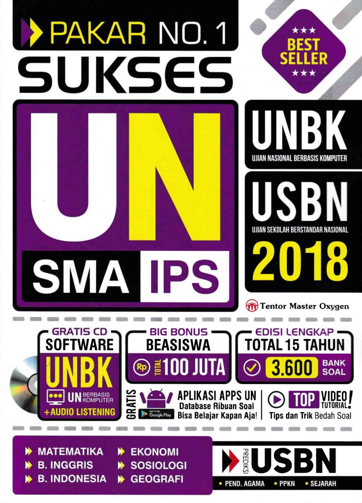Pakar No. 1 Sukses Un Sma Ips 2018