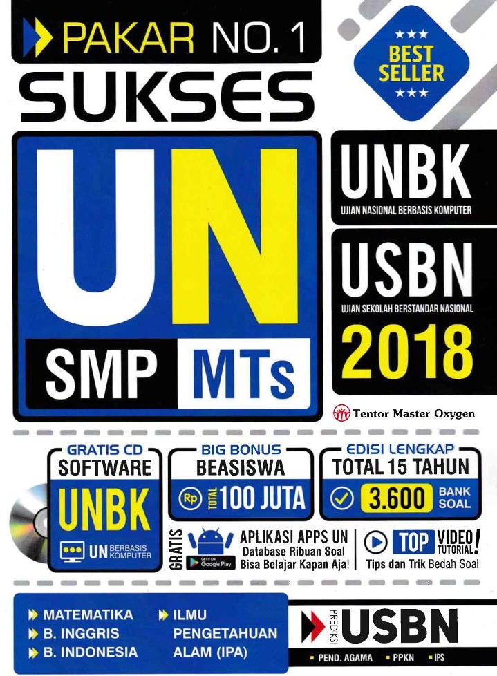 Pakar No. 1 Sukses Un Smp Mts 2018