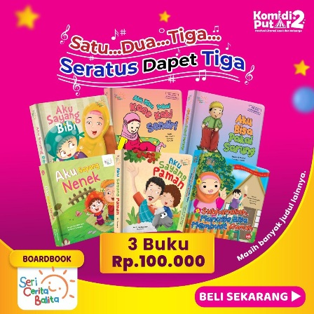 100 Ribu Dapat 3 Boardbook Seri Scb