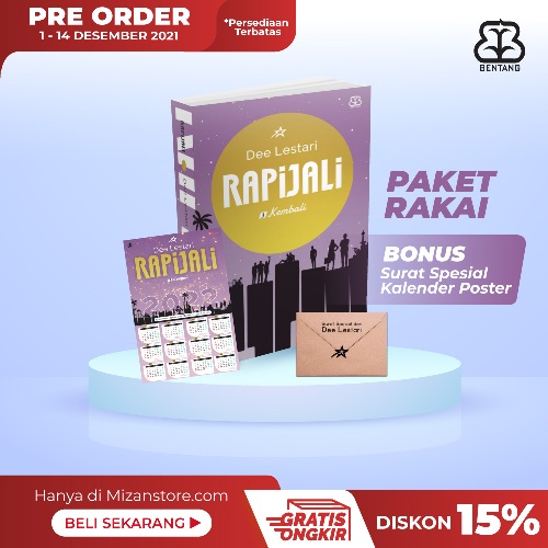 Paket Rakai Rapijali #3 Non Ttd + Surat Spesial+ Poster - Pre Order