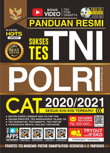 Panduan Resmi Sukses Tes Tni Polri 2020/2021 Bonus Cd & Notes (Emc)