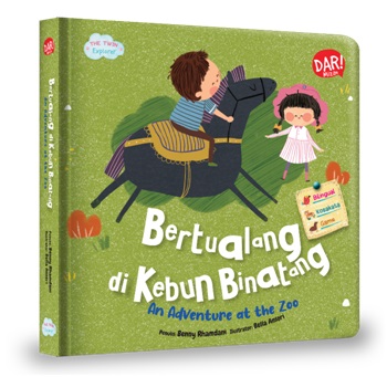 Seri The Twin Explorer: Bertualang Di Kebun Binatang (Boardbook)