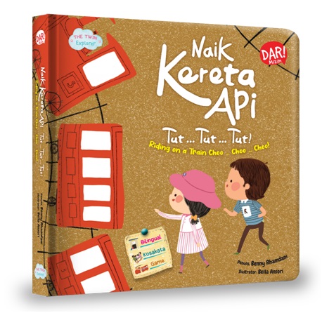 Seri The Twin Explorer: Naik Kereta Api (Boardbook)