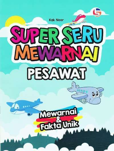Pesawat Super Seru Mewarnai