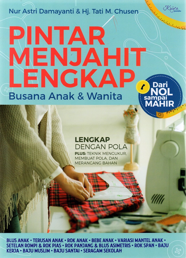 Pintar Menjahit Lengkap Busana Anak Dan Wanita | L85197