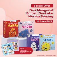Bundling 2 Buku Seri Mengenal Emosi +stiker Diy (Special Offer)
