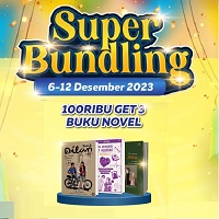 Harbolnas Super Bundling Novel 100k Dapet 3 Judul