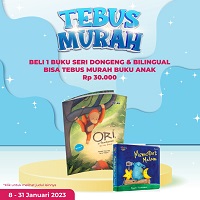 Paket 4 Tebus Murah Buku Cerita Anak (Seri Dongeng/seri Bilingual)