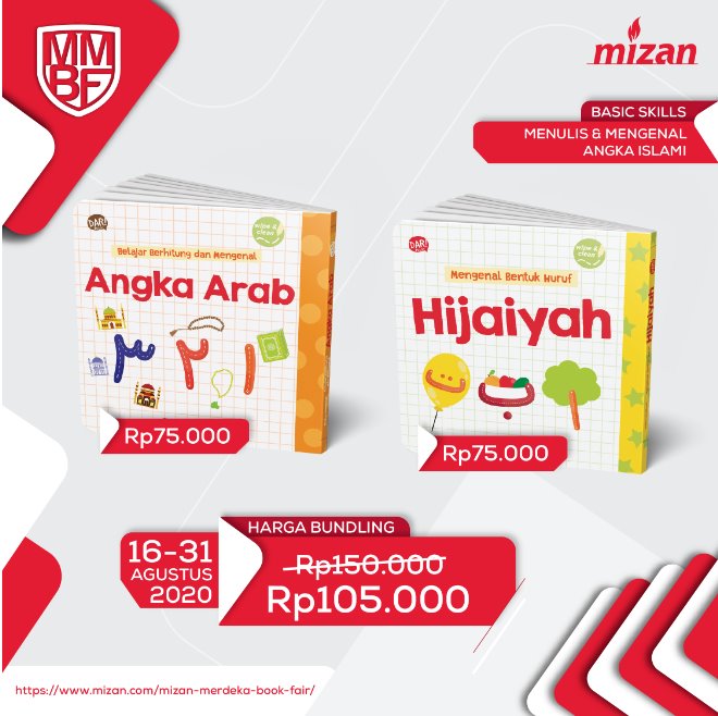 Bundling Basic Skills: Menulis Dan Mengenal Angka Islami