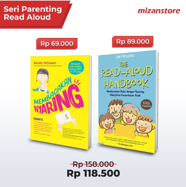Membacakan Nyaring + Read Aloud Handbook (Seri Parenting)