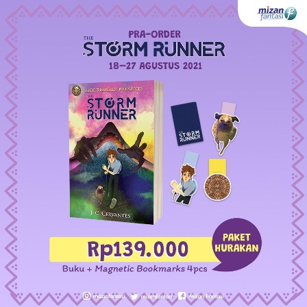 Paket Harukan (The Storm Runner+magnetic Bookmark) - Pre Order