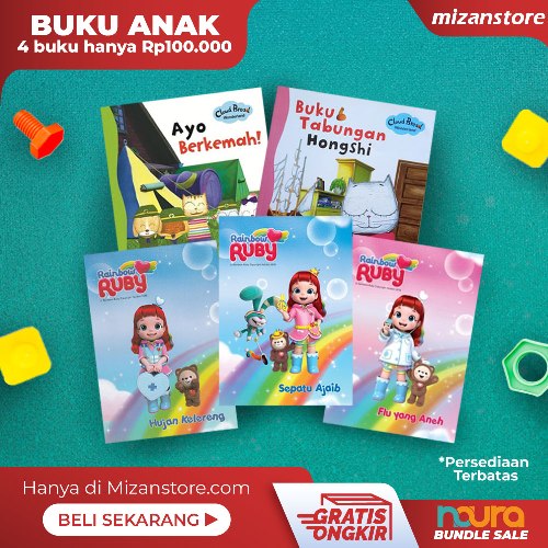 Paket Noura: Buku Anak 100.000 Dapat  4 Buku